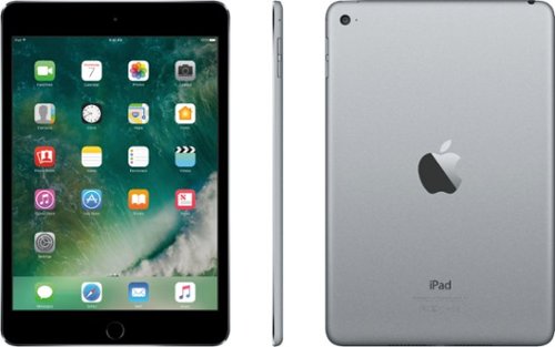 Apple - Geek Squad Certified Refurbished iPad mini 4 Wi-Fi 32GB - Space Gray
