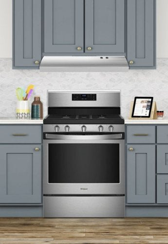 Whirlpool - 30 inches - Convertible - Under cabinet Range Hood - Stainless Steel