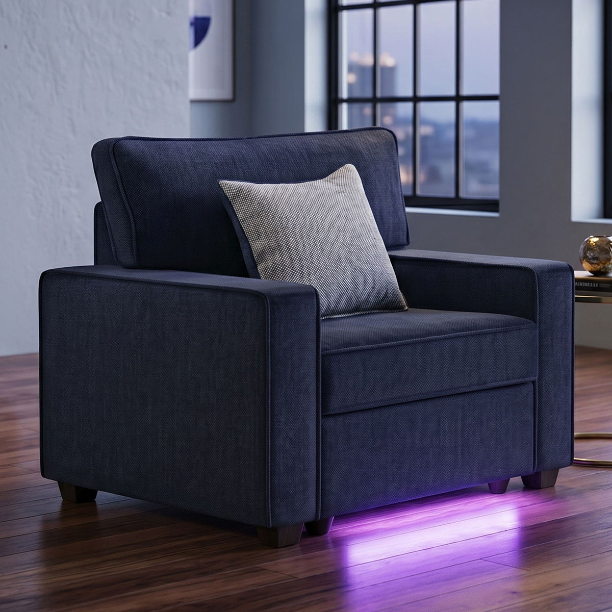 Rita - Sillón con iluminación LED inferior