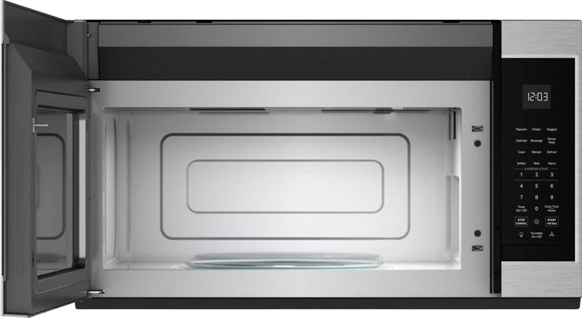 KitchenAid - 1.9 Cu. Ft. Microwave Hood Combination with Auto Functions - Stainless Steel