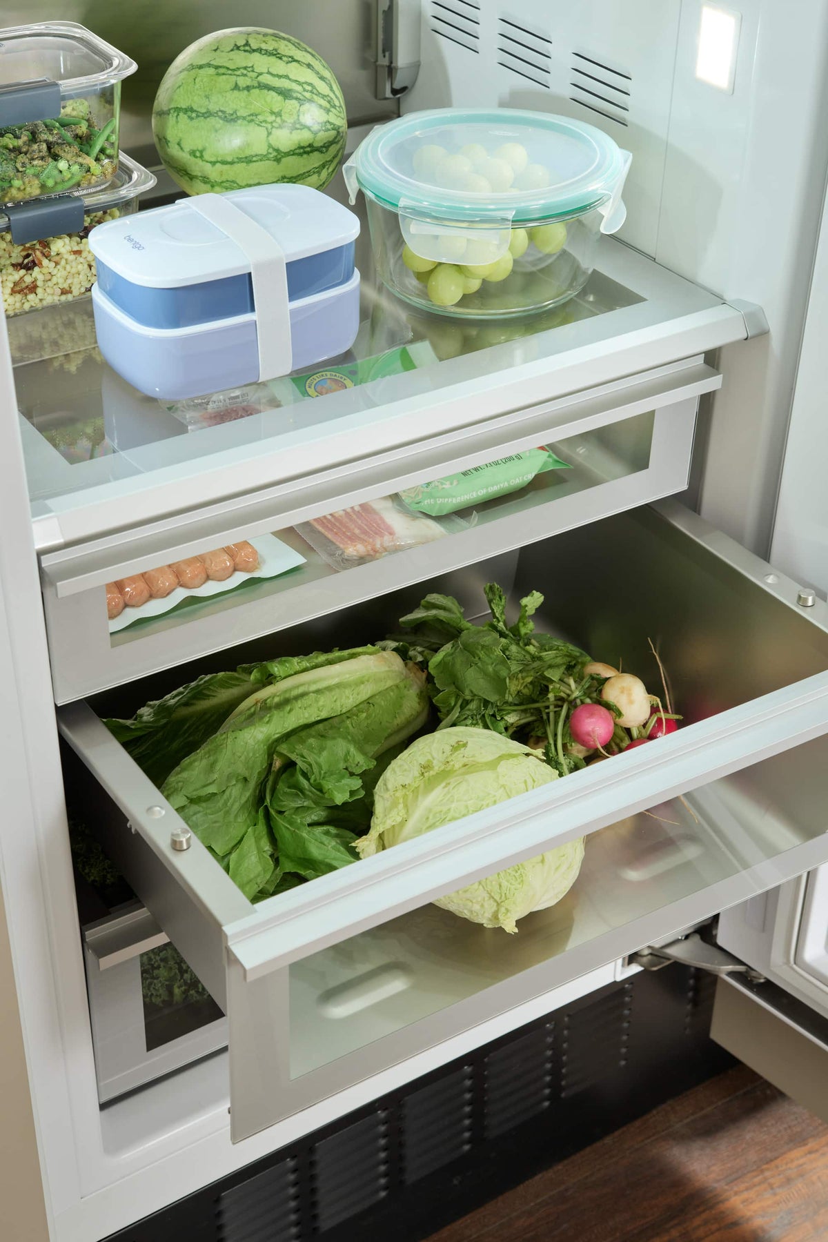 Viking - 30 in. Wide 30"W VEIL Integrated Counter-Depth All Refrigerator-Custom Panel _LH - Custom Panel Ready