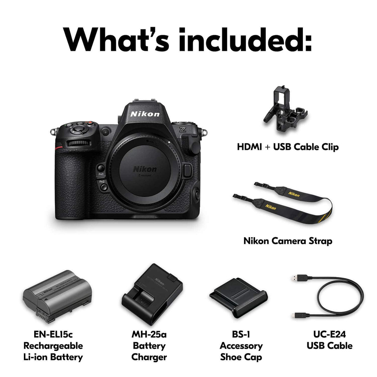 Nikon - Z 8 8K Video Mirrorless Camera (Body Only) - Black