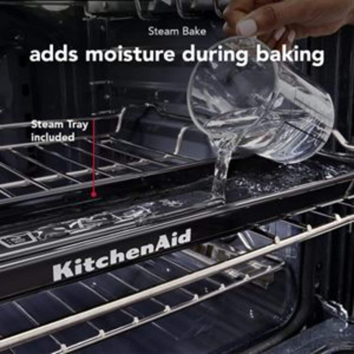 KitchenAid - 30" Smart Built-In Electric Double Wall Oven with Assisted Cooking Modes - Stainless Steel