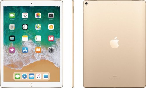 Apple - Geek Squad Certified Refurbished iPad Pro 12.9-inch (2nd generation) with Wi-Fi + Cellular - 512 GB - Gold (Unlocked)