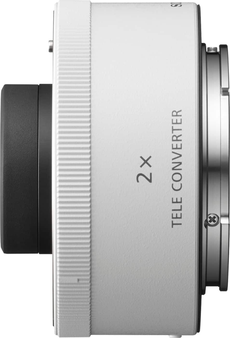 Sony - 2.0x Teleconverter Lens for Select Lenses - White