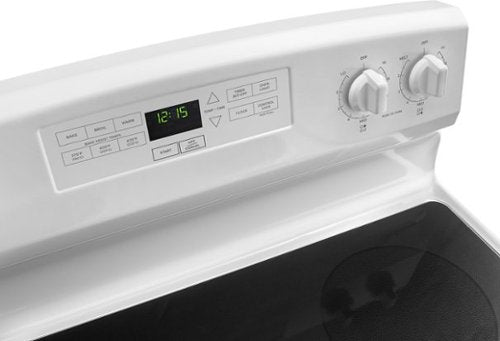 Amana - 30 in. Wide 4 element 4.8 cu. ft. Freestanding Electric Range - White
