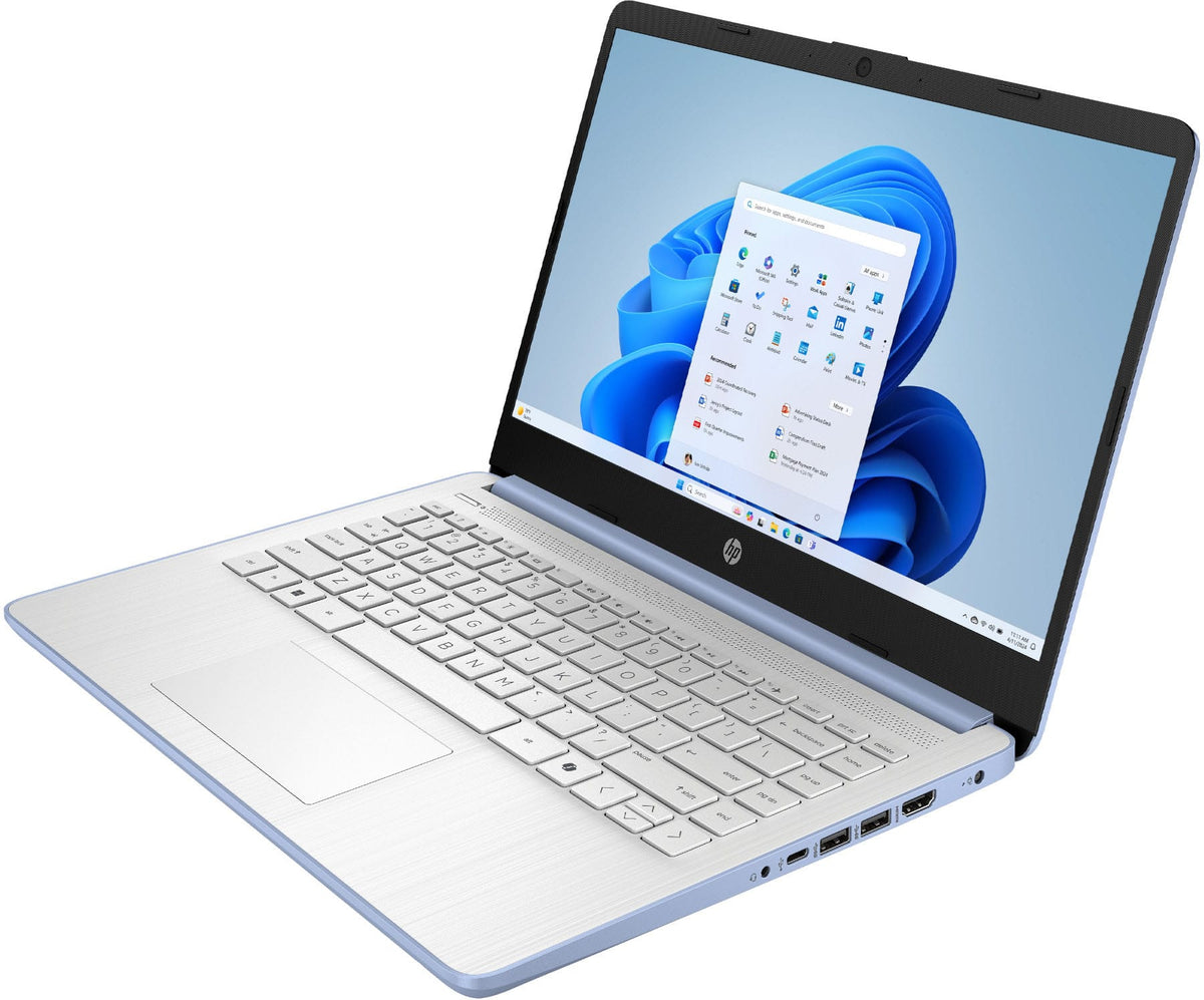 HP - 14" Laptop - Intel N150 Processor - 4GB Memory - 128GB UFS - Sky Blue