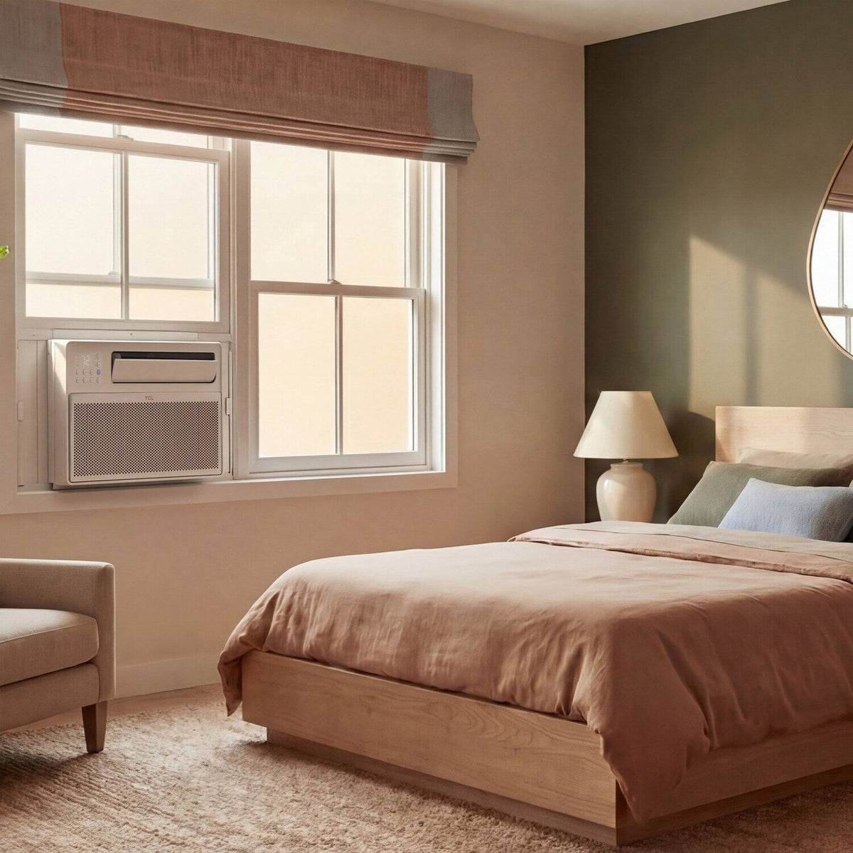 TCL - 550 Sq. Ft. 12,000 BTU Smart Inverter Window Air Conditioner - White