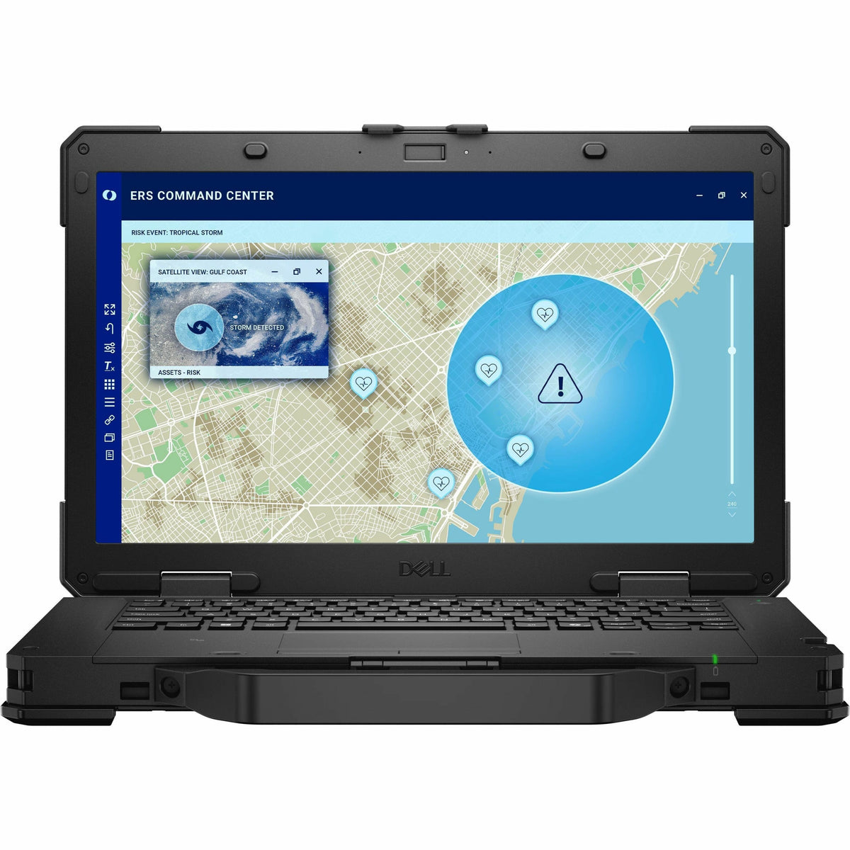 Dell - Pro Rugged 14 RB14250 14" Touchscreen Laptop Intel Core Ultra 5 135U 16GB 512GB SSD - Black