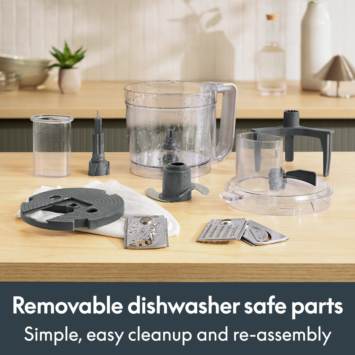 Bella - CHOP 10-Cup Food Processor - Slate