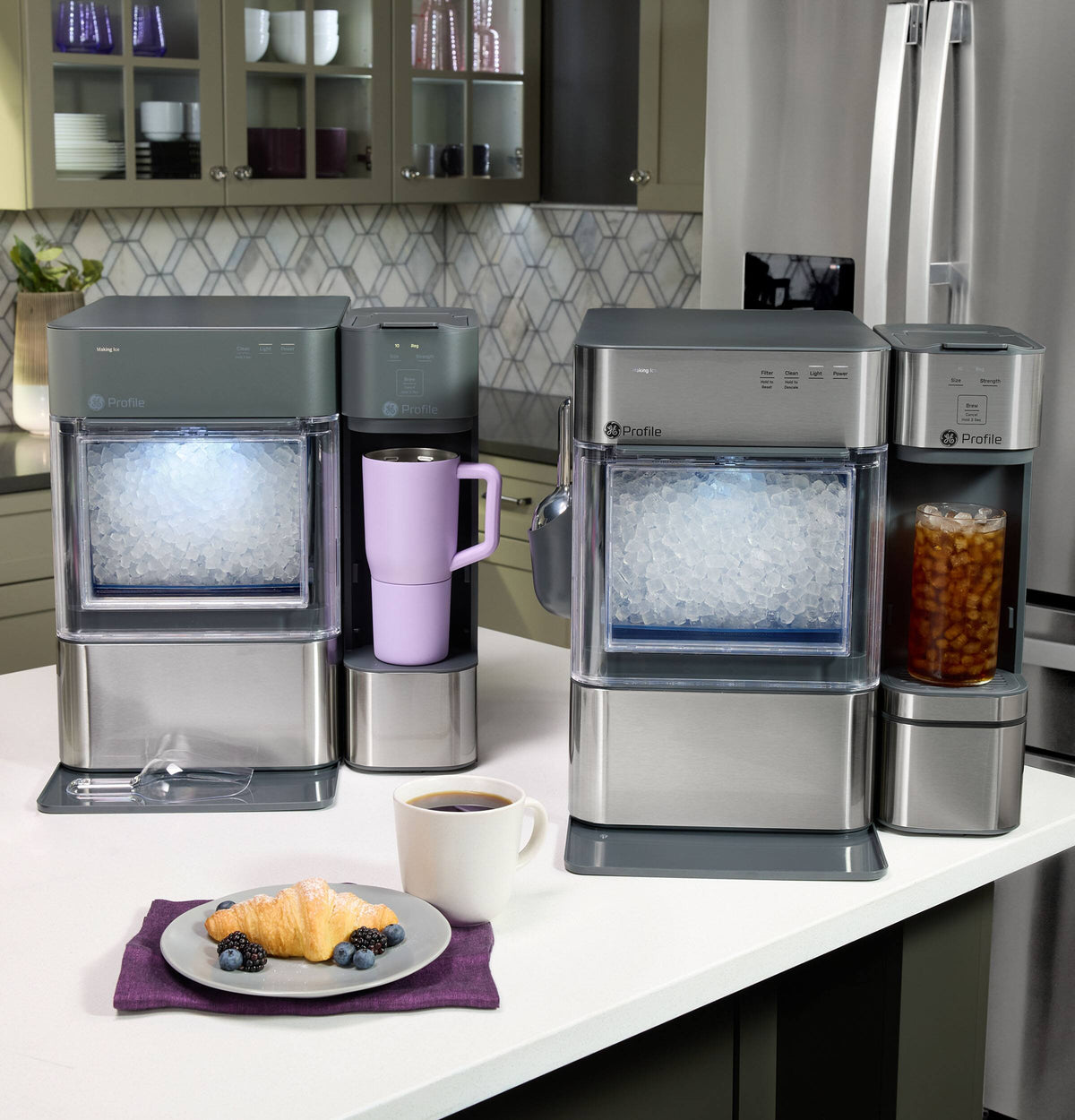 GE Profile - Brewpal Single-Serve Coffee Maker - Stainless Steel