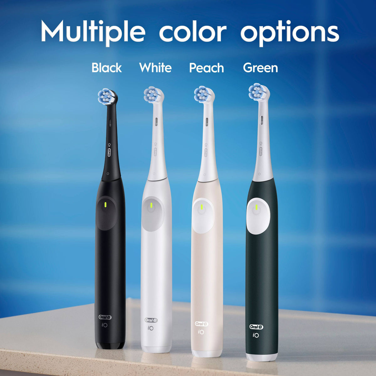 Oral-B - iO2 Rechargeable Electric Toothbrush Kit - Night Black