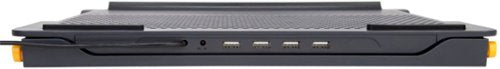 Targus - Chill Mat+ Laptop Cooling System with 4-Port USB Hub - Gray