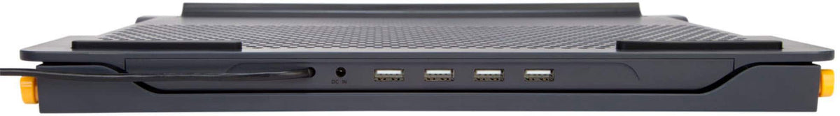 Targus - Chill Mat+ Laptop Cooling System with 4-Port USB Hub - Gray