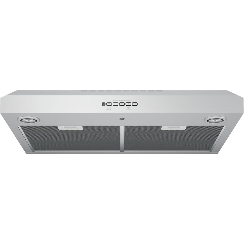 GE - 30 inches - Convertible - Under cabinet Range Hood - Stainless Steel