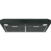 GE - 30 inches - Convertible - Under cabinet Range Hood - Black on Black