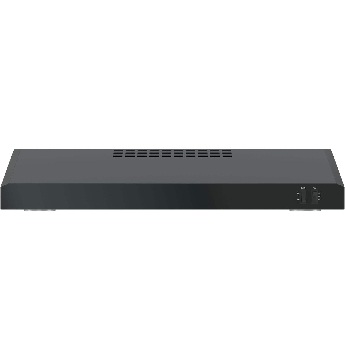 GE - 30 inches - Convertible - Under cabinet Range Hood - Black on Black