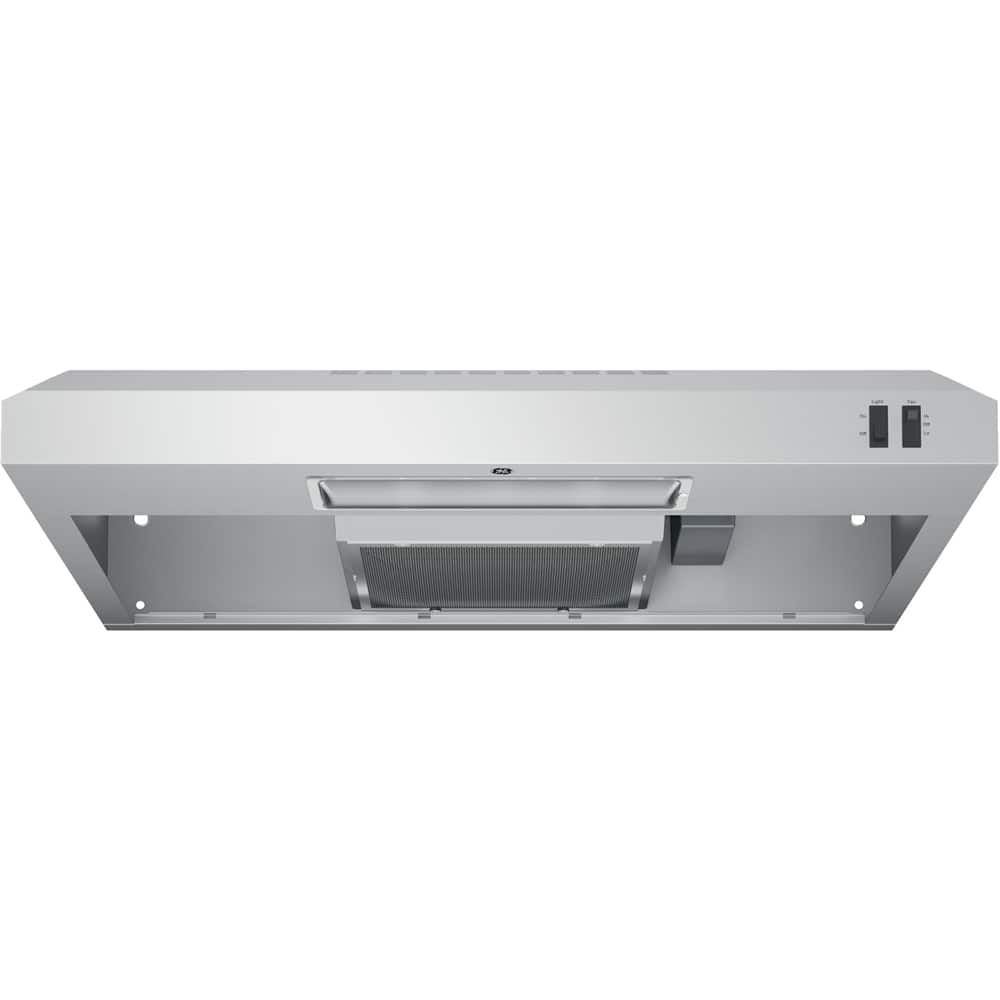 GE - 30 inches - Convertible - Under cabinet Range Hood - Stainless Steel