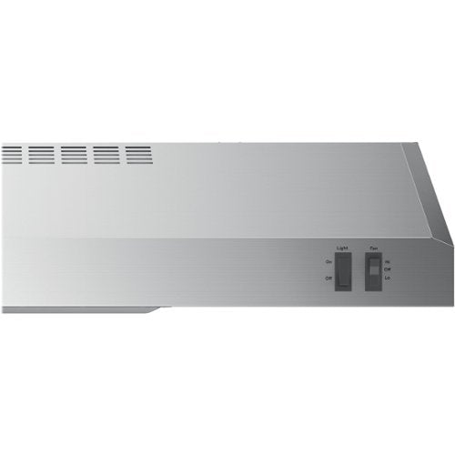 GE - 30 inches - Convertible - Under cabinet Range Hood - Stainless Steel