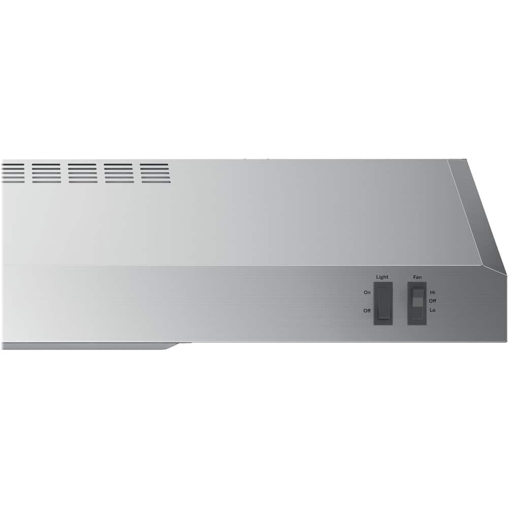 GE - 30 inches - Convertible - Under cabinet Range Hood - Stainless Steel