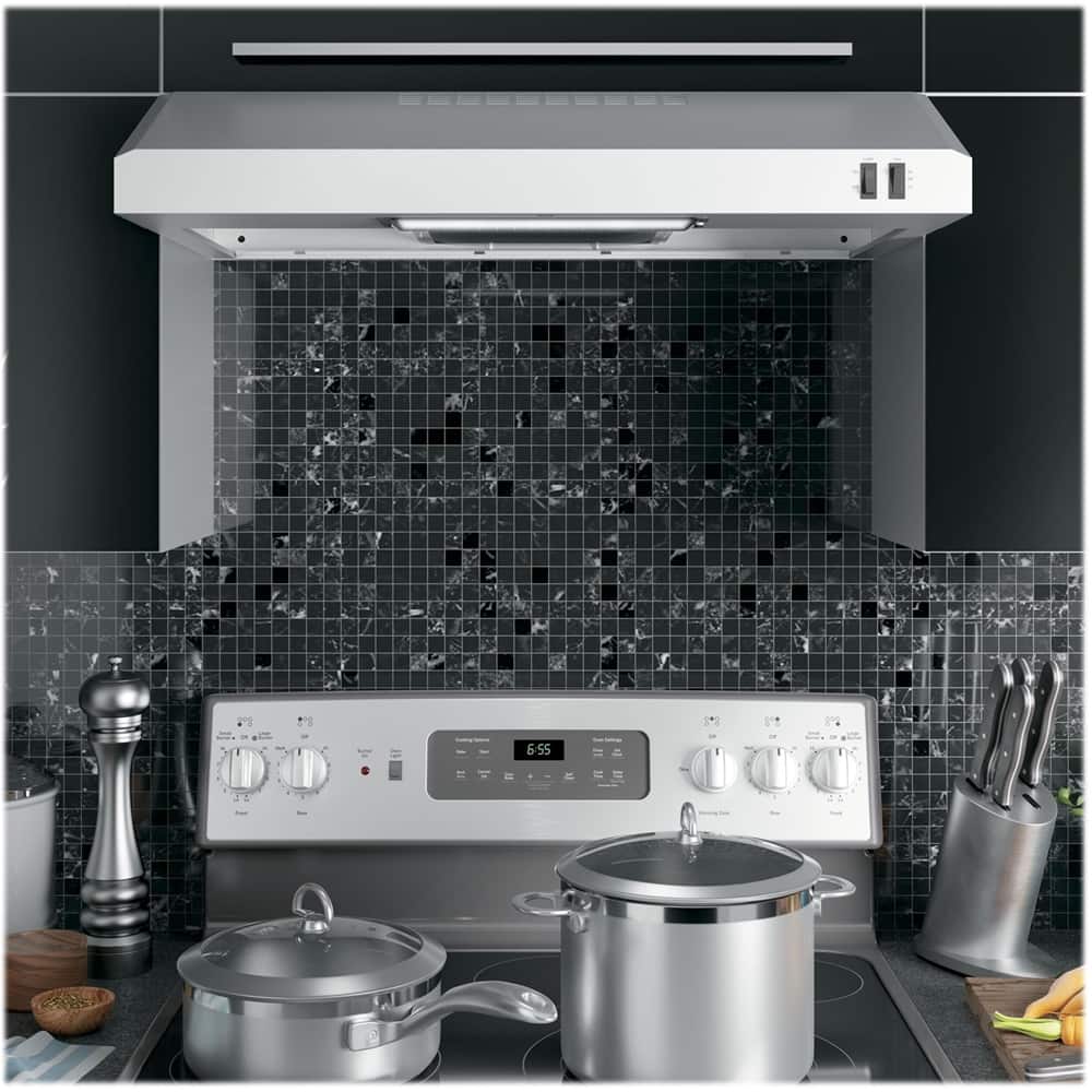 GE - 30 inches - Convertible - Under cabinet Range Hood - Stainless Steel