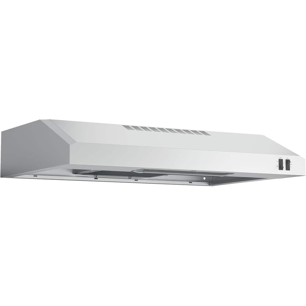 GE - 30 inches - Convertible - Under cabinet Range Hood - Stainless Steel