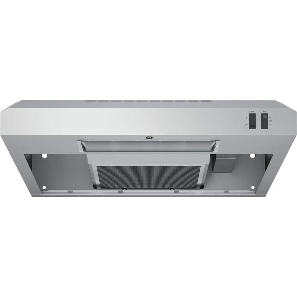 GE - 24 inches - Convertible - Under cabinet Range Hood - Stainless Steel