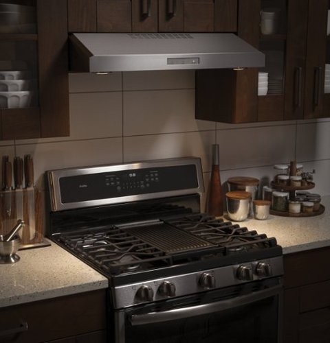 GE Profile - 30 inches - Convertible - Under cabinet Range Hood - Stainless Steel