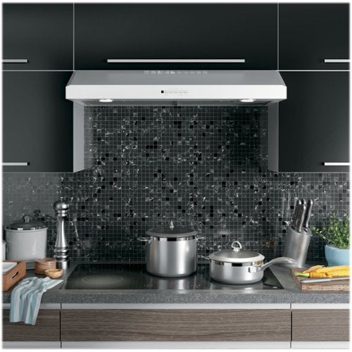 GE - 36 inches - Convertible - Under cabinet Range Hood - Stainless Steel