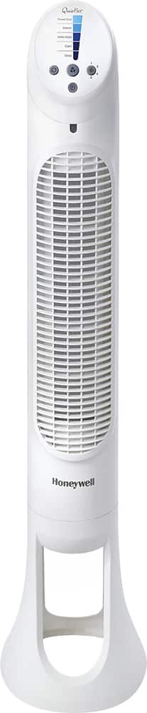 Honeywell - QuietSet 5-Speed Oscillating Tower Fan HYF260W - White
