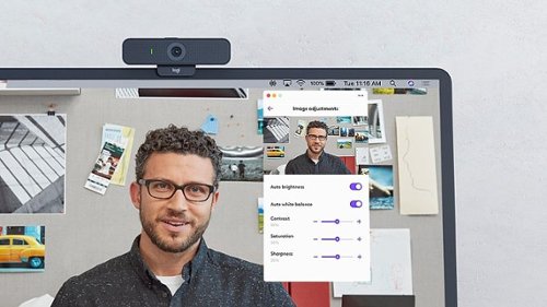 Logitech - C925e Full HD 1080p Business Webcam - Black