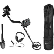 Barska - Pro-200 Metal Detector Field Kit with LED Indicator, Headphone, Shovel, and Soft Case - Black