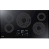 Samsung - 36" Electric Cooktop with WiFi and Rapid Boil - Stainless Steel
