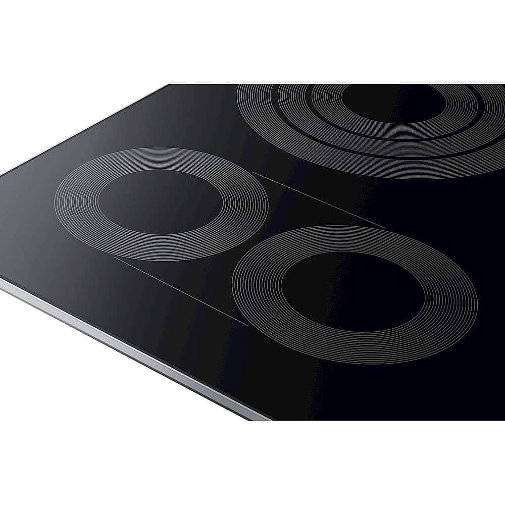 Samsung - 36" Electric Cooktop with WiFi and Rapid Boil - Stainless Steel