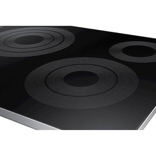 Samsung - 36" Electric Cooktop with WiFi and Rapid Boil - Stainless Steel