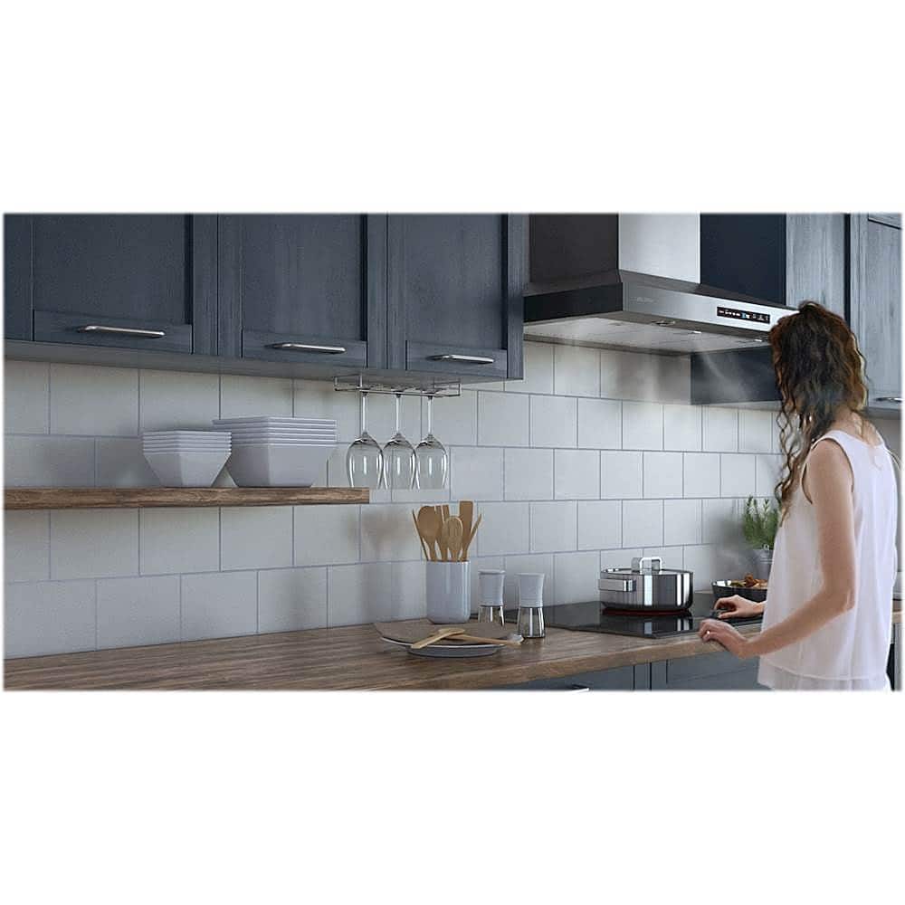 Samsung - 30" Electric Cooktop with WiFi and Rapid Boil - Stainless Steel