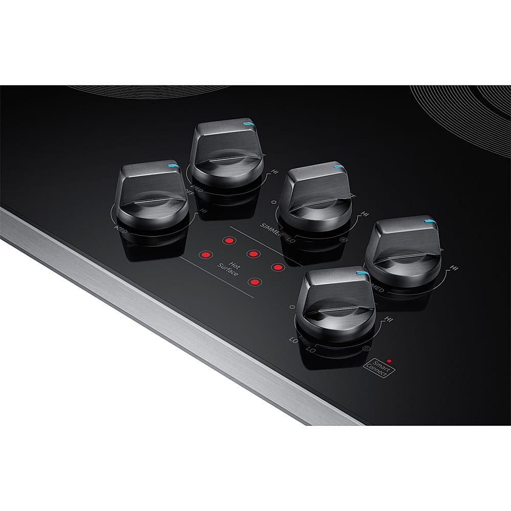 Samsung - 30" Electric Cooktop with WiFi - Stainless Steel