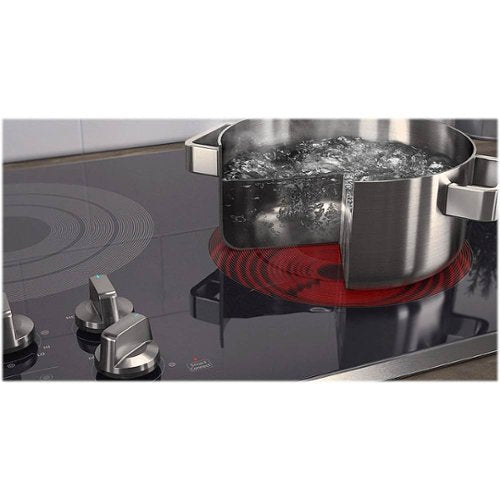 Samsung - 30" Electric Cooktop with WiFi - Stainless Steel