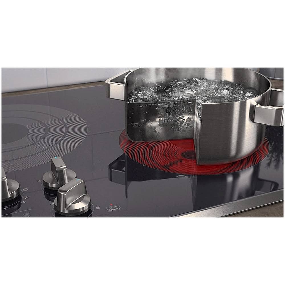 Samsung - 30" Electric Cooktop with WiFi - Stainless Steel
