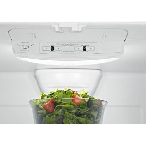Maytag - 30 in. Wide 19 cu. ft. Bottom-Freezer Refrigerator with Humidity-Controlled FreshLock Crispers - Stainless Steel