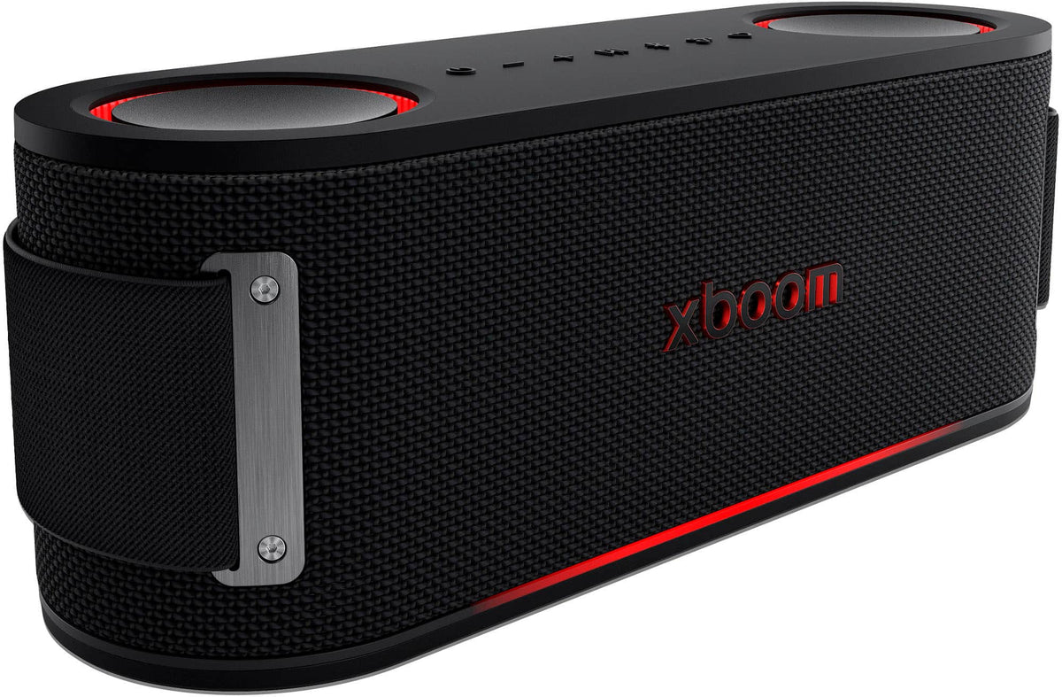 LG - xboom Bounce Portable Bluetooth Speaker - Black