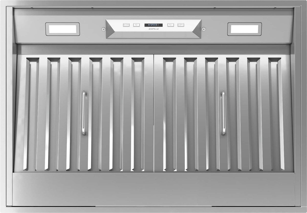 Zephyr - 30 inches - Externally Vented & Externally Vented - Range Hood Insert - Stainless Steel