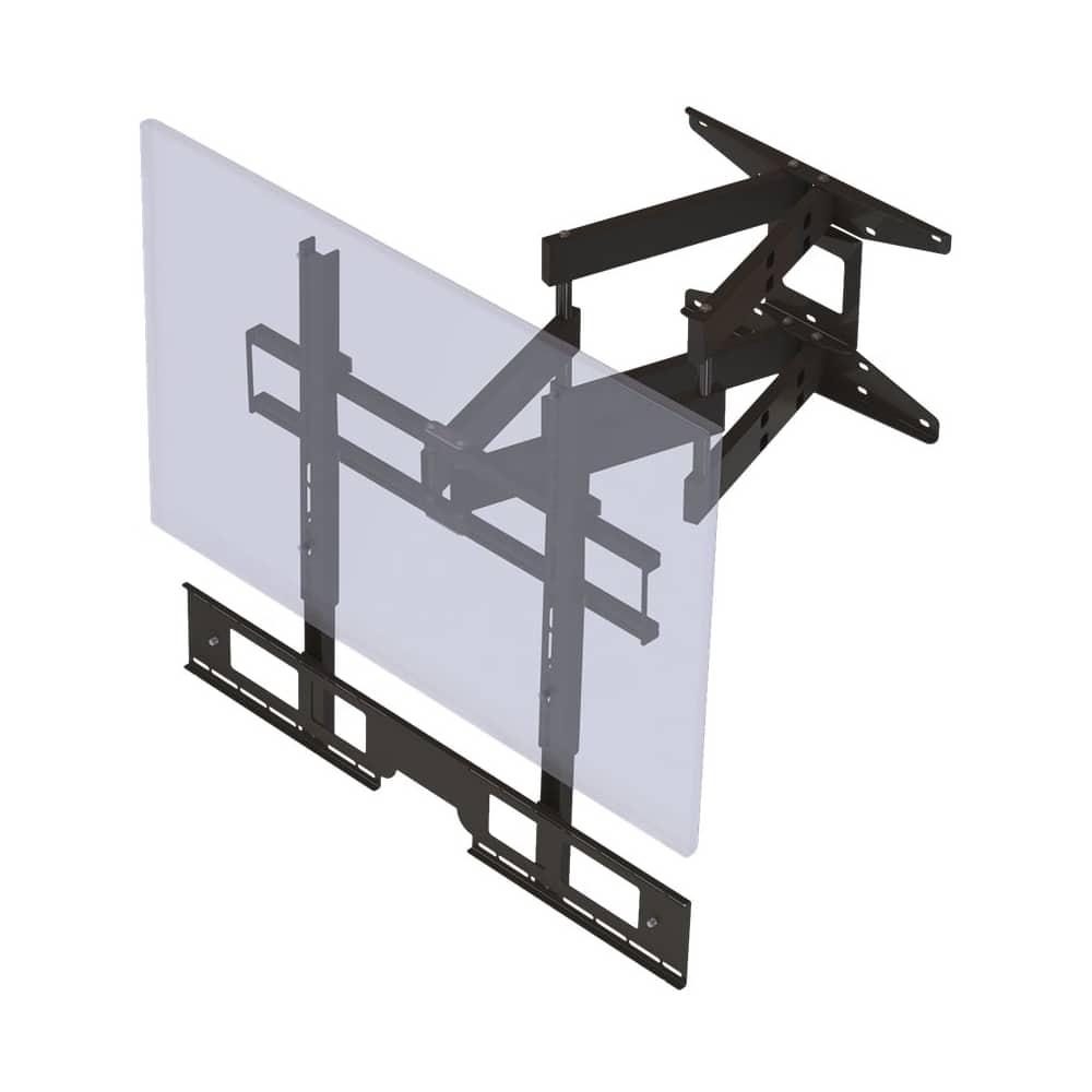 Flexson - Cantilever Fixed TV Wall Mount for Most 37" - 55" Flat-Panel TVs - Black