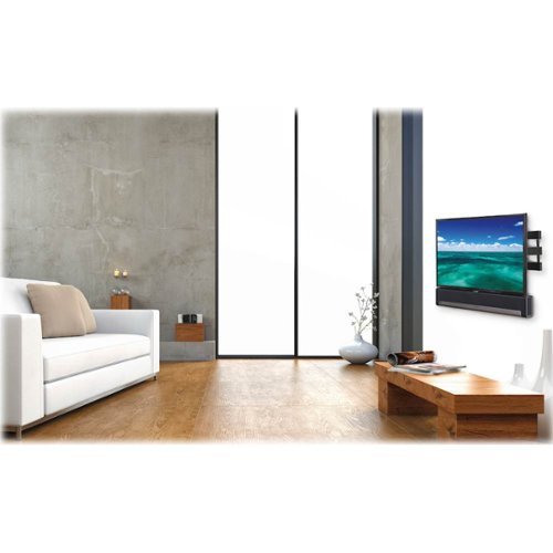 Flexson - Cantilever Fixed TV Wall Mount for Most 37" - 55" Flat-Panel TVs - Black