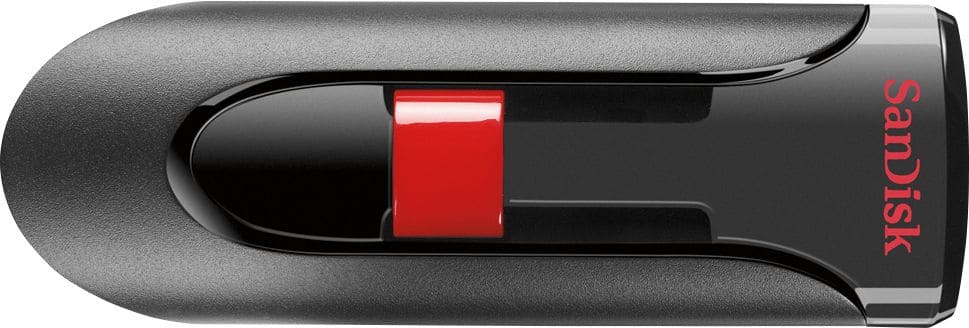 SANDISK - Cruzer Glide 128GB USB 2.0 Flash Drive - Black