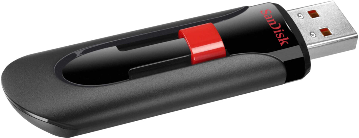 SANDISK - Cruzer Glide 128GB USB 2.0 Flash Drive - Black