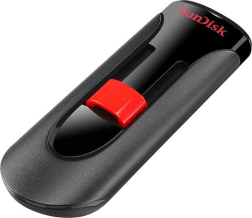 SANDISK - Cruzer Glide 128GB USB 2.0 Flash Drive - Black