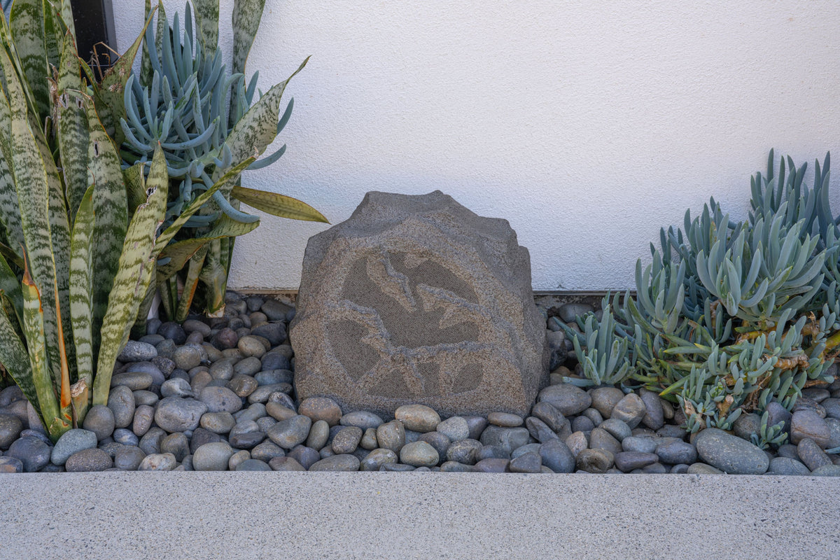 Sonance - RK63 - Rocks 6-1/2" 2-Way Outdoor Speakers (Pair) - Granite