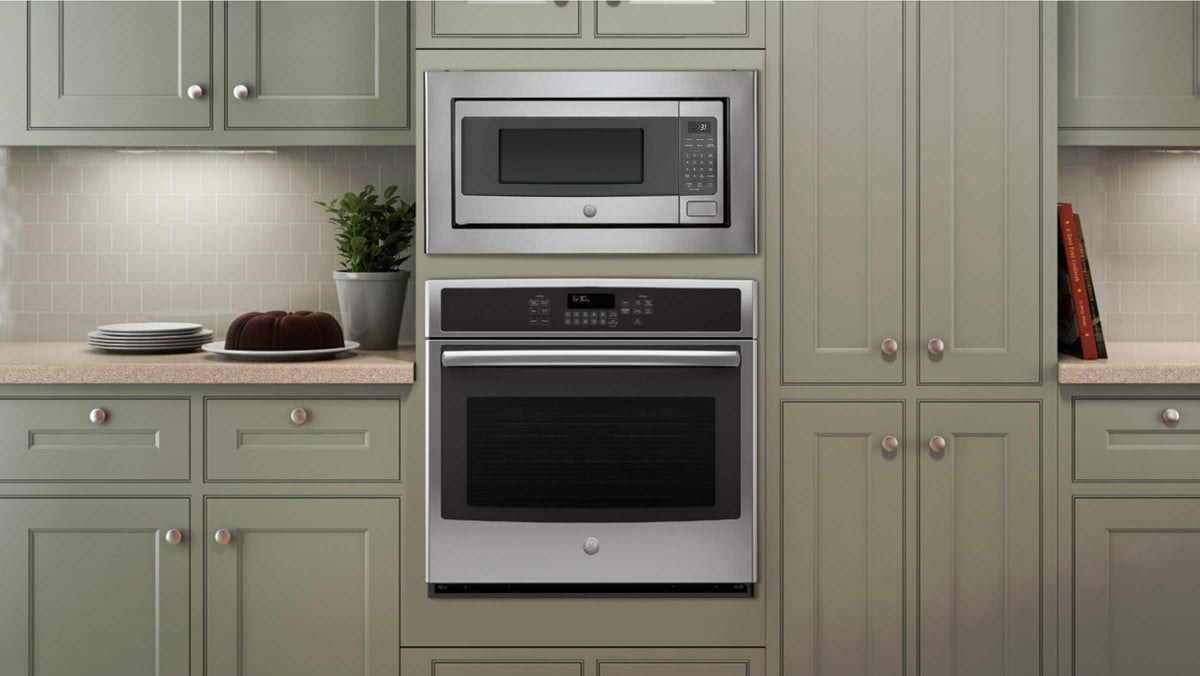 GE Profile - 1.1 Cu. Ft. Countertop Microwave with Sensor Cooking and Built-In Capable Option - Stainless Steel
