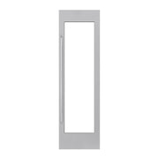SKS - Transitional Design Panel Kit for Wine Column Right Hinge 24-Inch - Satin Stainless Steel